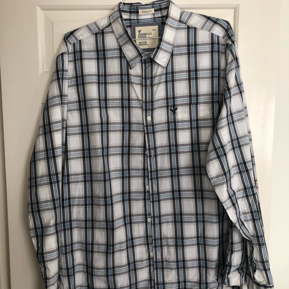 NWOT. American Eagles plaid shirt. Men’s XXL.